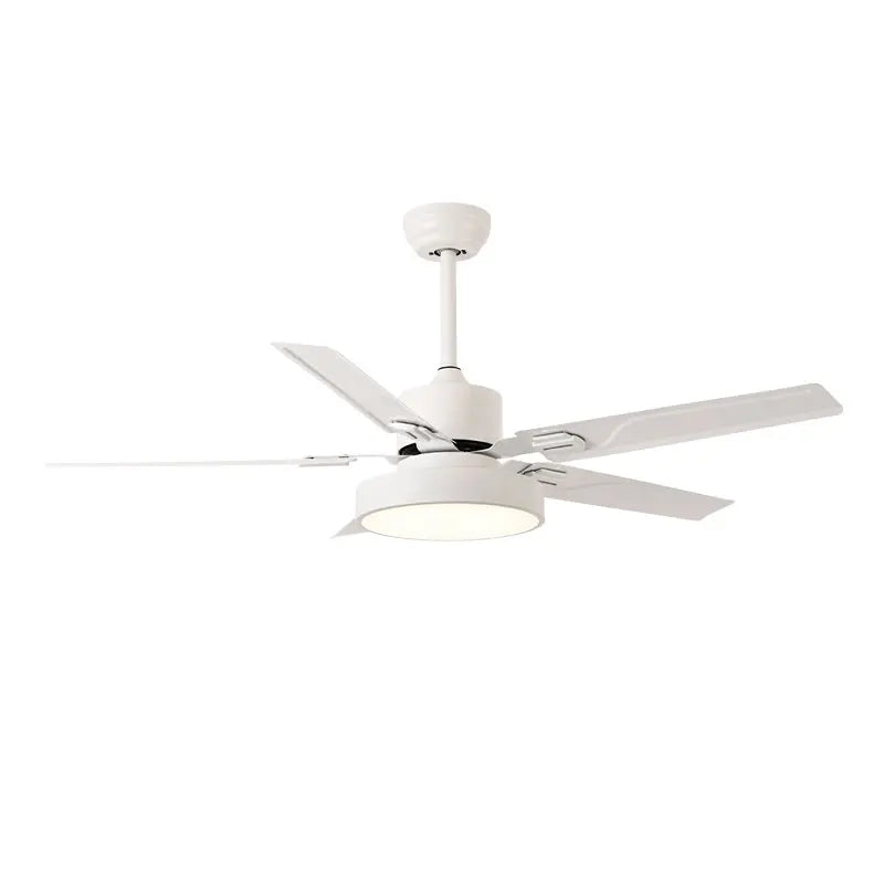 The Latest Upgraded 42/48/56inch Five Leaf Nordic Style Silent Remote Control Efficient Energy-saving LED Ceiling Fan with Light