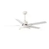 The Latest Upgraded 42/48/56inch Five Leaf Nordic Style Silent Remote Control Efficient Energy-saving LED Ceiling Fan with Light