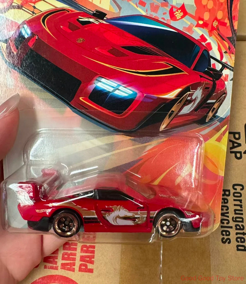Original Hot Wheels JNF49-LA10 2026 Chinese Year of the Horse Limited Edition Die Cast Model Porsche 935 Collection Toys Gifts
