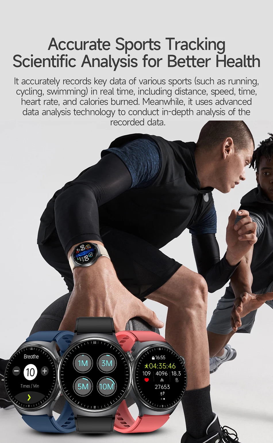 2026 Fashion New Expert level Health Smart Watch Men ECG+PPG Laser Monitor Uric Acid Blood Fat Blood Pressure HD Call Smartwatch