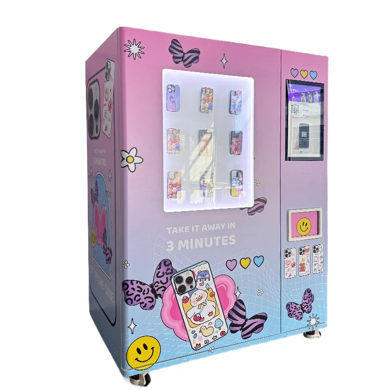 Customized Hot Sale Self-Service Diy Phone Case Printing Machine Smart Touch Screen Vending Machine for Phone Cases