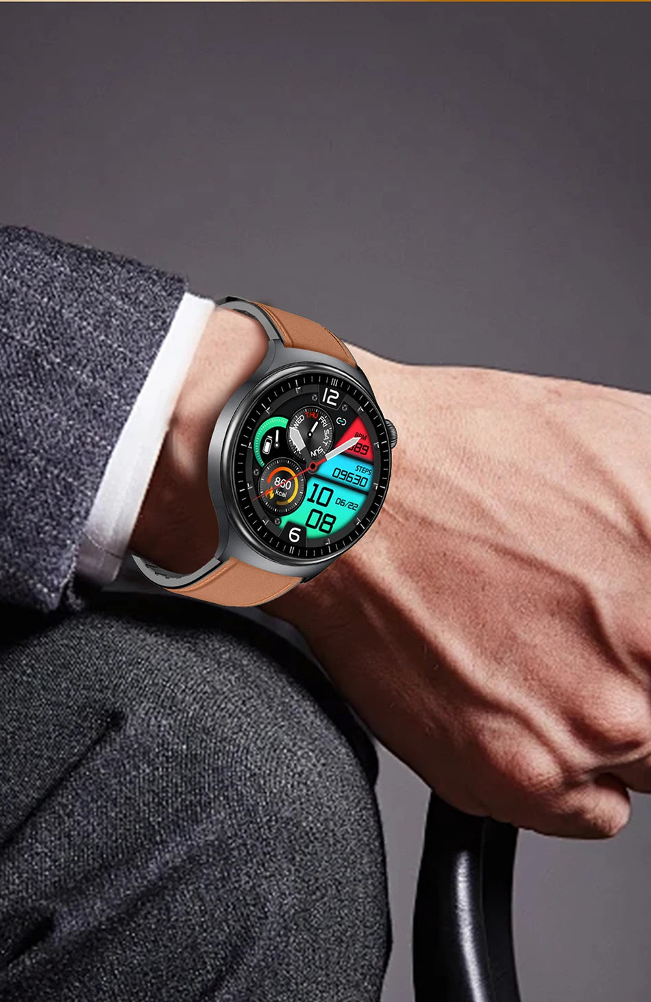 2026 Fashion New Expert level Health Smart Watch Men ECG+PPG Laser Monitor Uric Acid Blood Fat Blood Pressure HD Call Smartwatch