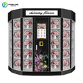 Customized flower vending machine with durable frame  remote monitoring system