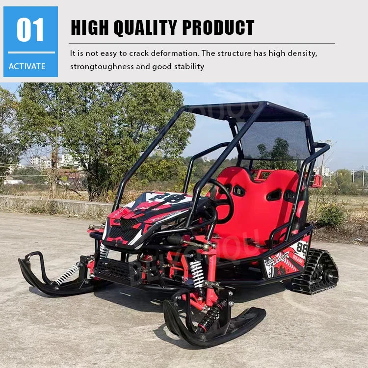 Hot Sale Electric Engine Off Road Racing Karting Car Snowmobiles Go Karts For Kids And Adults