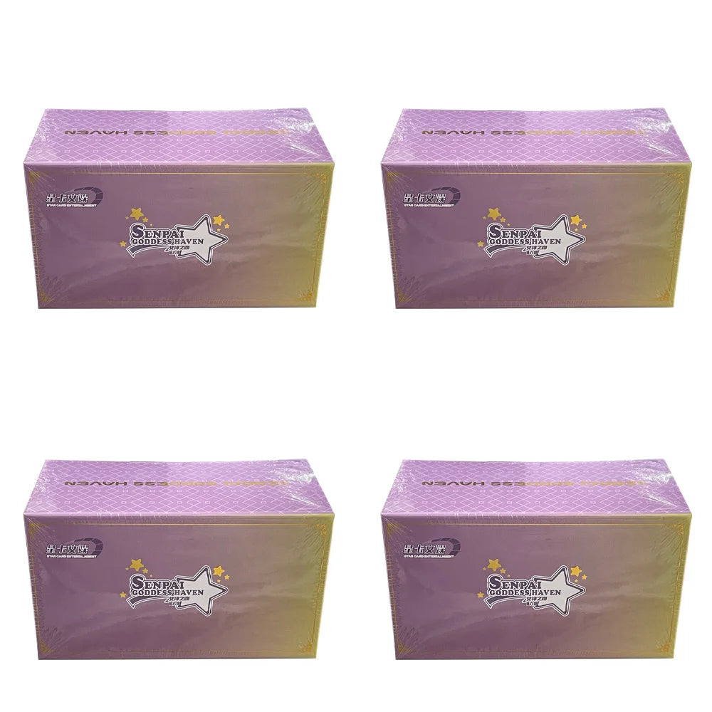 Goddess Stoey SENPAI GODDESS HAVEN 6 TCG Anime Girls Collection card 1 Box 90Pcs MR SSR CP Limited cards Child toy