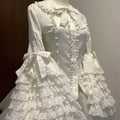 Lace Doll-Style Lolita Princess Sleeve Shirt, Long-Sleeved Versatile Top for Summer, Cute Lolita Inner Wear