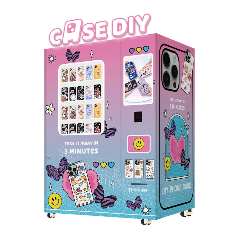 Customized Hot Sale Self-Service Diy Phone Case Printing Machine Smart Touch Screen Vending Machine for Phone Cases