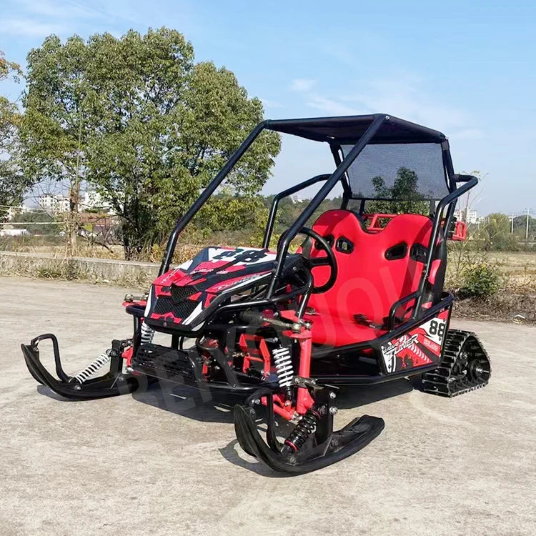 Hot Sale Electric Engine Off Road Racing Karting Car Snowmobiles Go Karts For Kids And Adults