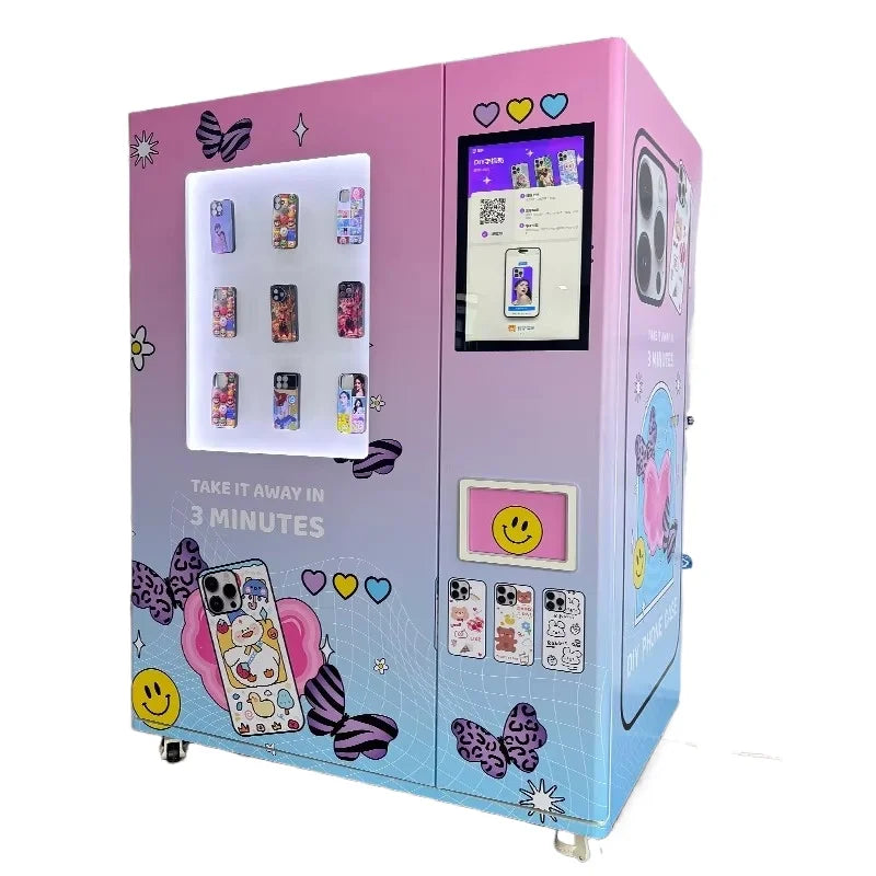 Customized Hot Sale Self-Service Diy Phone Case Printing Machine Smart Touch Screen Vending Machine for Phone Cases
