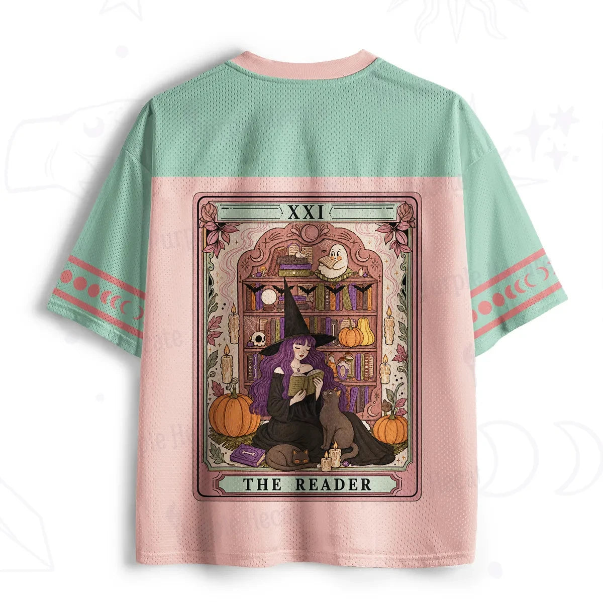2026 Summer Fashion New Gothic Witch Guardian Library Limited Edition 3D Printed Outdoor Leisure Fitness V-neck T-shirt Large