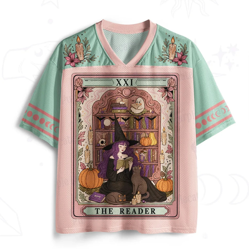 2026 Summer Fashion New Gothic Witch Guardian Library Limited Edition 3D Printed Outdoor Leisure Fitness V-neck T-shirt Large