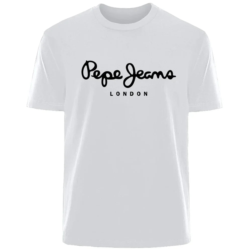 2026 Hot Sales London Printed T-shirt Men and Women Summer 100 Cotton Clothing Fashion High Quality Short Sleeved Top Streetwear