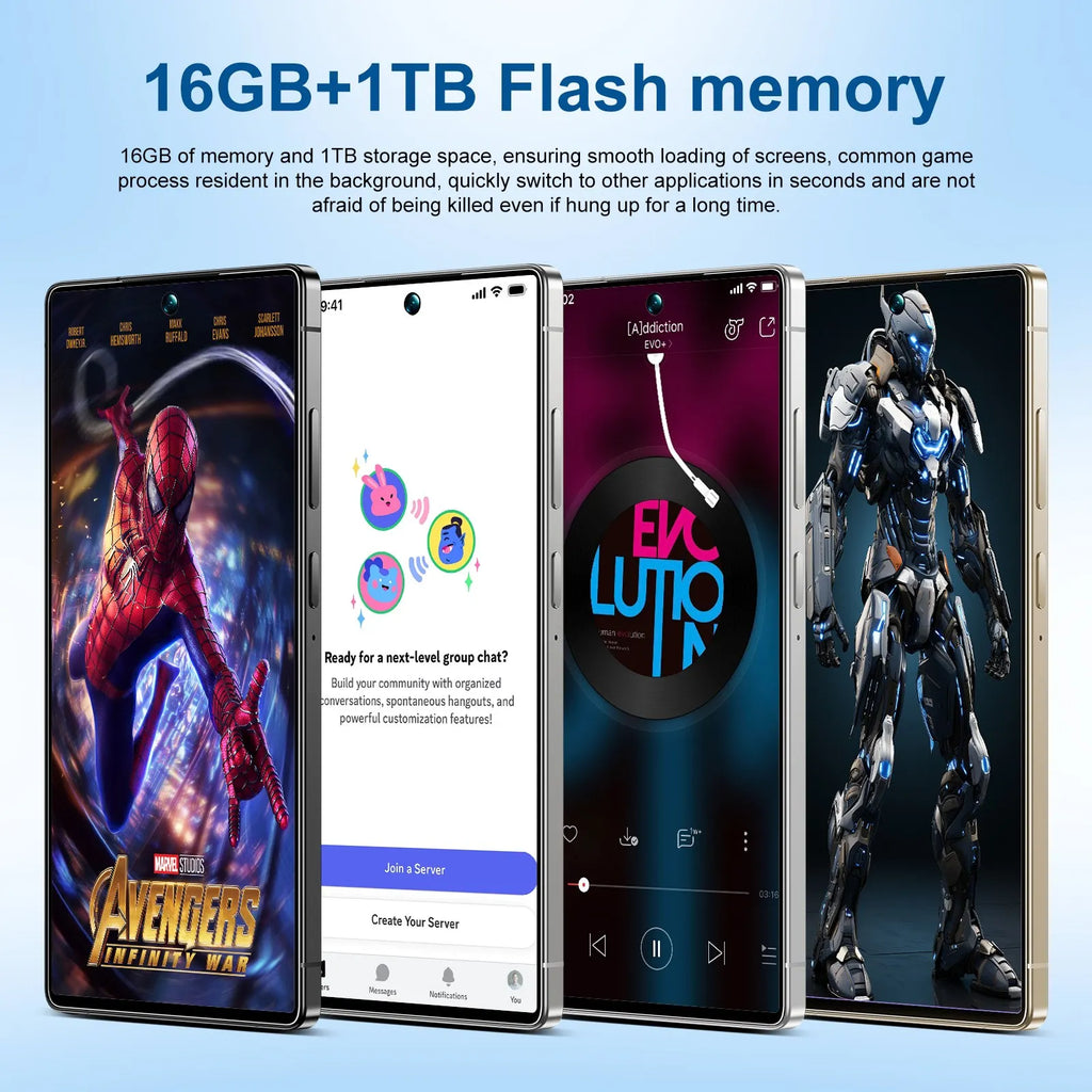 2026 New High Quality S27 Ultra original intelligent 4G 5G dual card dual standby system global version 8000mAh battery